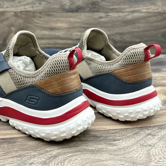 Skechers Relaxed Fit Solvano Caspian Navy Comfort Sneakers Athletic Shoes 11 45 - Picture 5 of 13